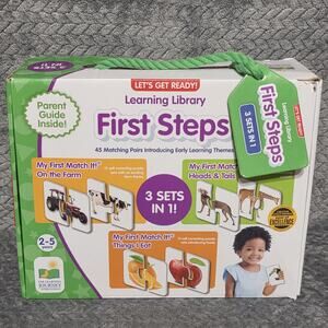First Steps Kids Jigsaw Puzzle Ages 2-5 Complete Learning Puzzle Excellent Condi
